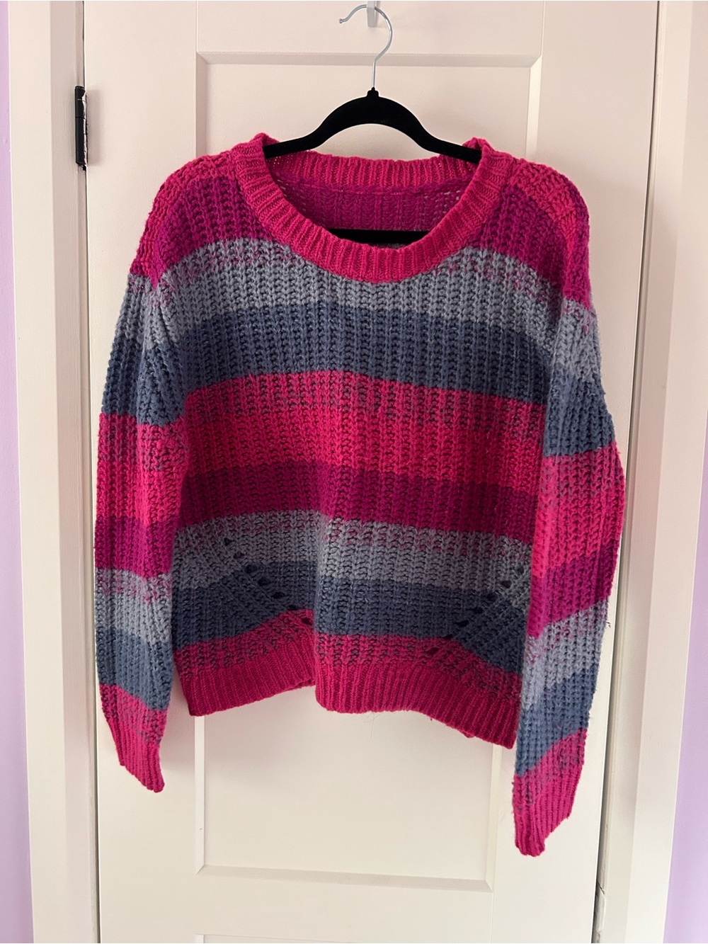 Striped Women's Knit Sweater